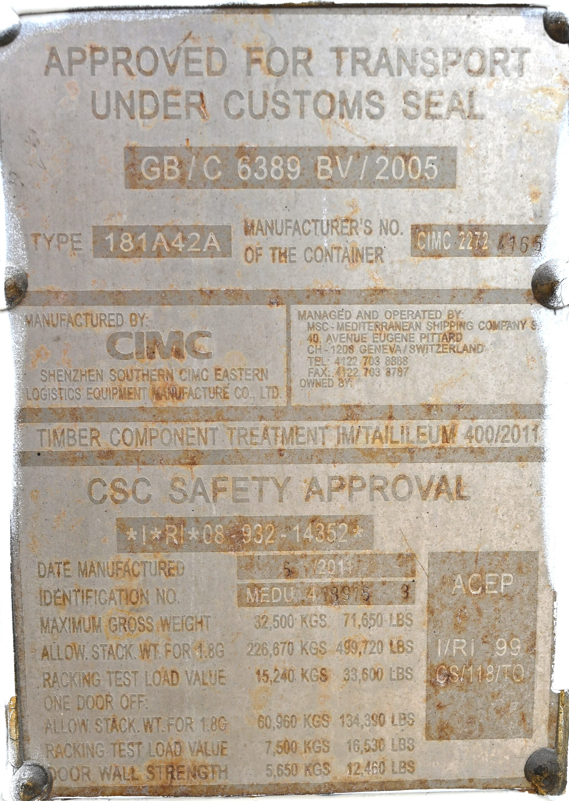 20 FT STD OFFICE CONTAINER - Image 13