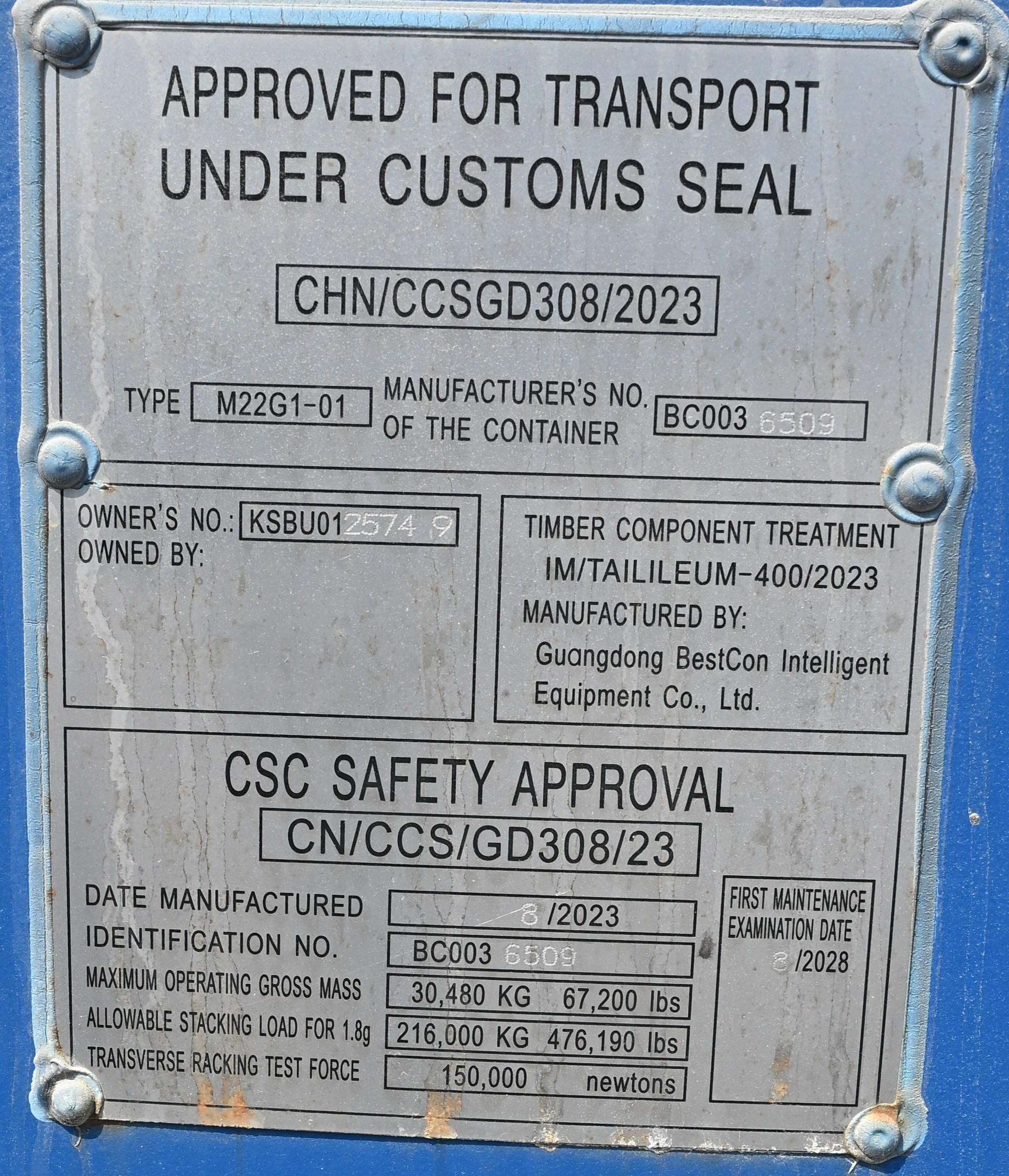 20 FT STD BRAND NEW - Image 9